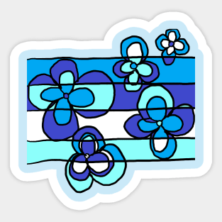 My garden full of flowers, Flower patterns Sticker